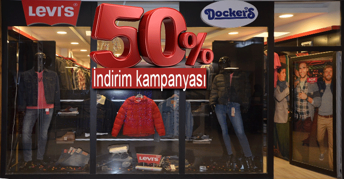 Levi’s kışlık ürünlerinde %50 indirim kampanyası başlattı