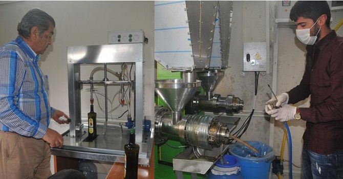 Yüksekova'da, Konteynerde Aspir Yağı Üretim Fabrikası Kuruldu