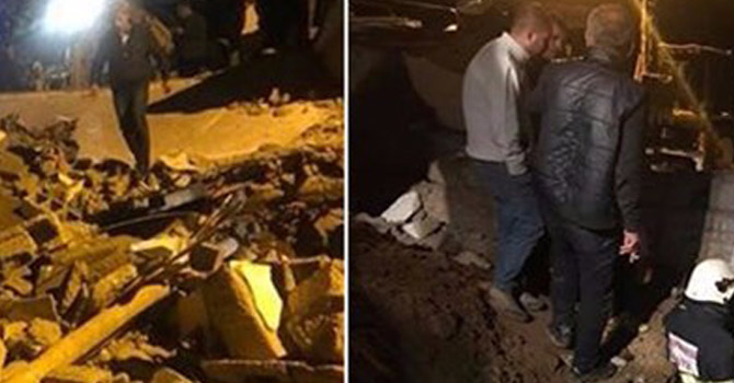 Batman'da ev çöktü: 1 ölü  kişi 6 yaralı