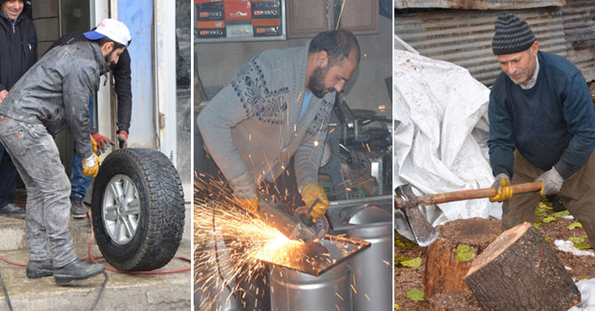 Hakkari’de kış hazırlıkları başladı