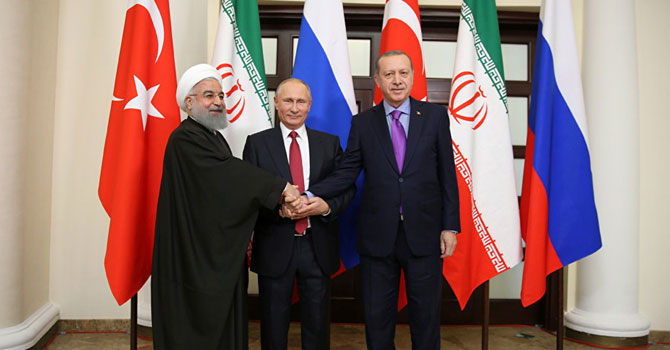 Putin, Erdoğan ve Ruhani'nin Suriye zirvesi sona erdi