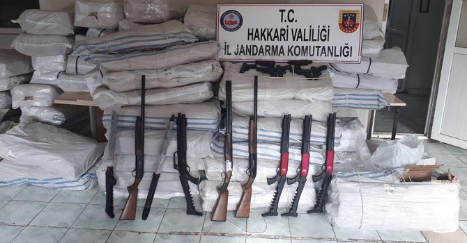 Hakkari'de 771 Av Tüfeği ile 645 Kurusıkı Tabanca ele geçirildi