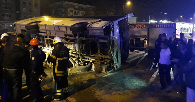 Bursa'da feci kaza: 4 işçi hayatını kaybetti