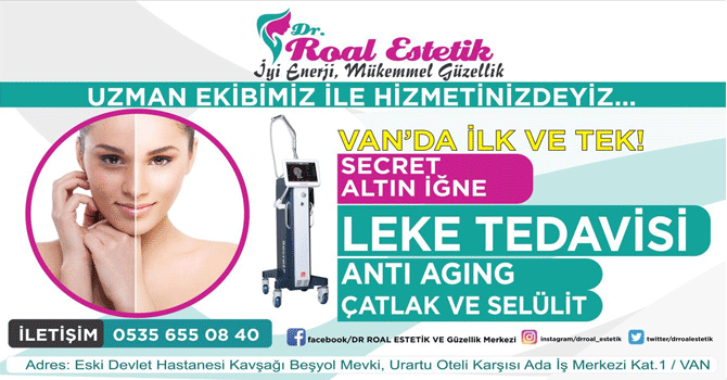 Dr. Roal Estetik hizmetinizde