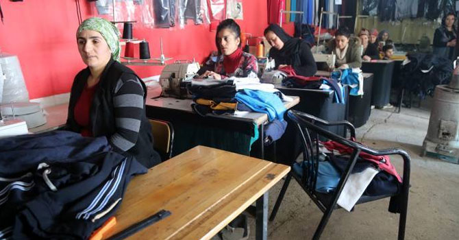 Yüksekova'daki atölye 35 kadına umut oldu