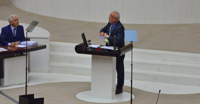 Ak Partili Elitaş, Man Adası belgelerini yırttı