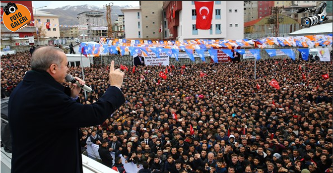 Cumhurbaşkanı Erdoğan Hakkari'de konuştu