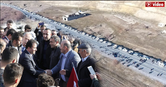 Ak Parti Hakkari il başkanı Tekin, böyle karşılandı