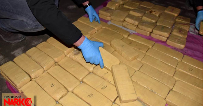 Van'da 306 kilo 845 gram eroin ele geçirildi