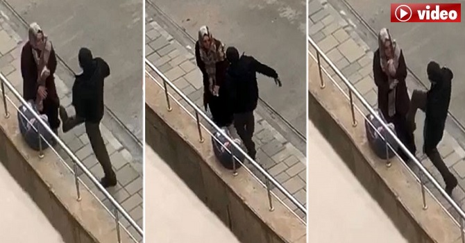 Van'da cani koca eşini böyle tekmelemişti: Gözaltına alındı