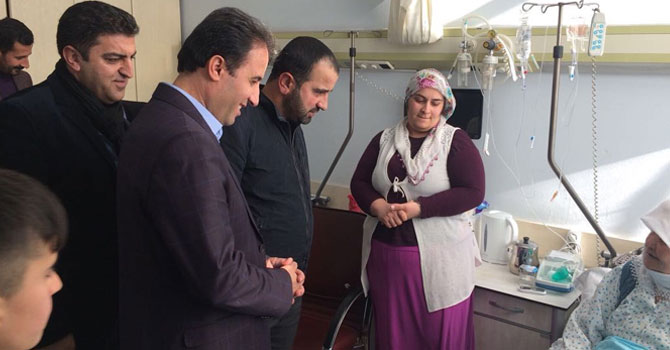 Ak Parti İl Başkanı Tekin'den hasta ziyareti