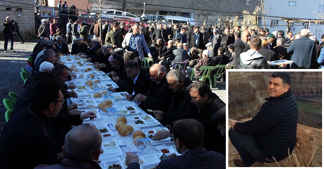 Çukurca’da 2 bin kişiye mevlüt yemeği verildi