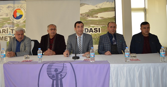 Hakkari Esnaf Odası Başkanı Akboğa güven tazeledi