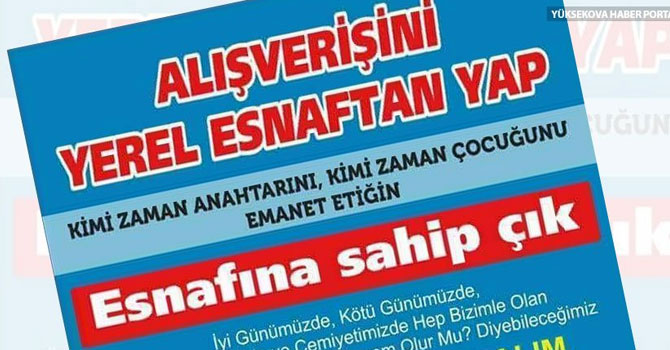 Yüksekova'da 'esnafına sahip çık' kampanyası