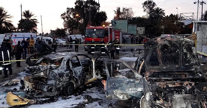 Bağdat'ta çifte intihar saldırısı: 26 ölü