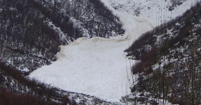 Şırnak’ın Beytüşşebap İlçesinde çığ düştü