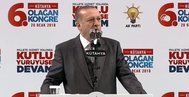Erdoğan: Afrin operasyonu fiilen başladı