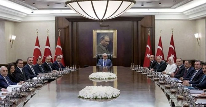 Bakanlar Kurulu Afrin gündemi ile toplanacak