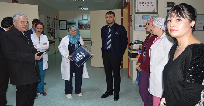 Hakkari emniyeti 150 hastayı ziyaret etti