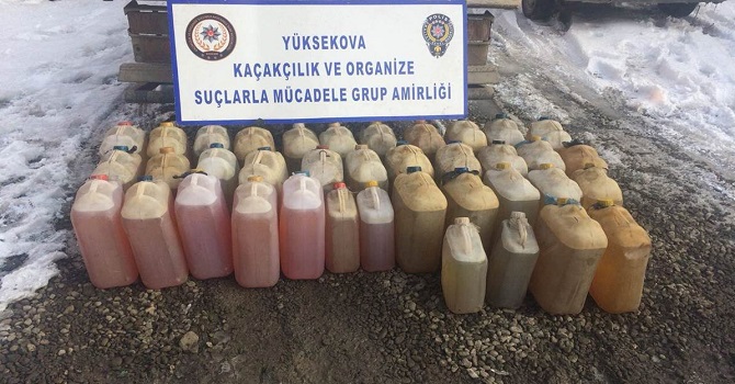 Hakkari il genelinde kaçakçılık operasyonu