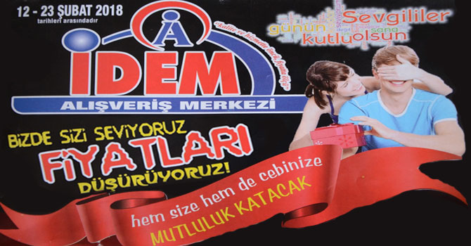 İdem Alışveriş Merkezinde şok indirimler