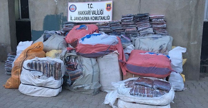 Şemdinli'de kaçakçılık operasyonu