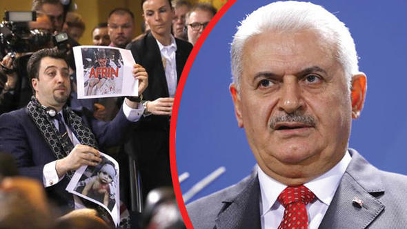 Başbakan Yıldırım, Merkel ile görüştü