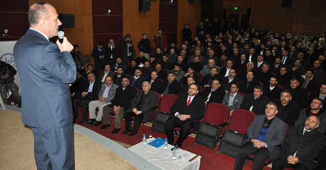 Yüksekova Kaymakamlığı İlçe Müftülüğünün Şubat ayı mutad toplantısı yapıldı