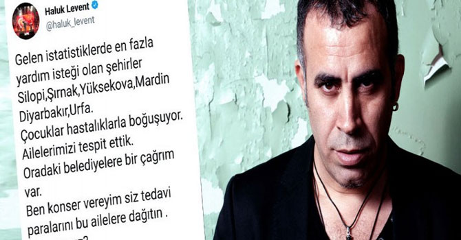 Haluk Levent'ten Yüksekova Belediyesine Çağrı