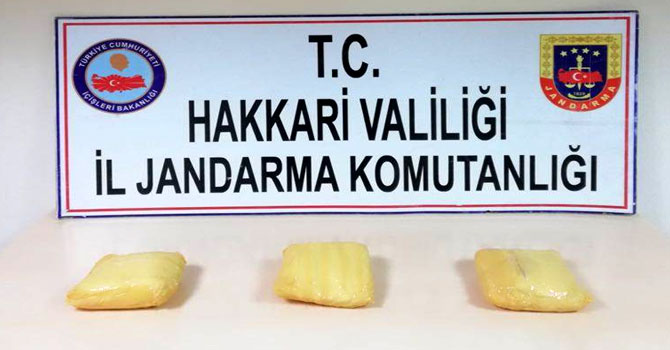 Yüksekova'da Uyuşturucu Operasyonu