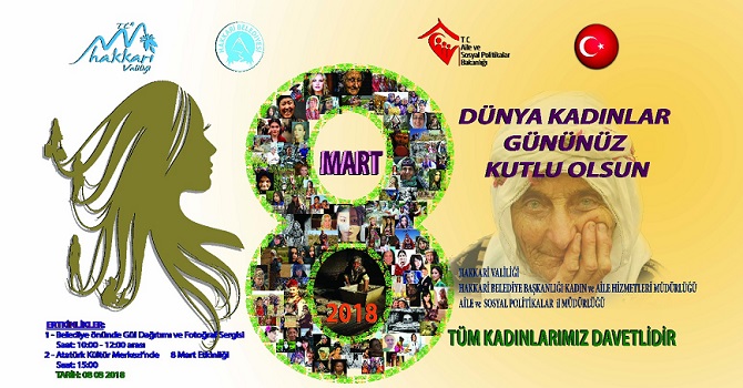 8 Mart Dünya Kadınlar gününe davet!
