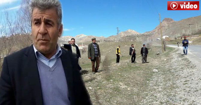 Hakkari'de Muhtar Temizlik Kampanyası başlattı