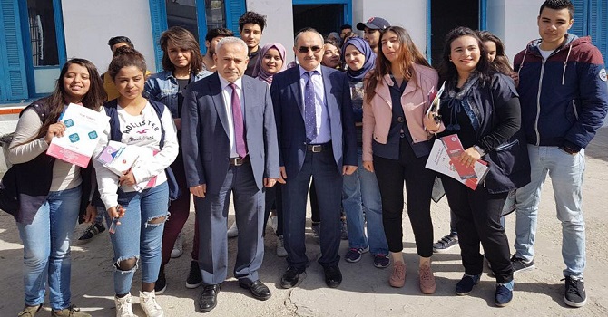 Hakkari Üniversitesi Eğitim Fuarında Tunus’lu Öğrencilerle Buluştu