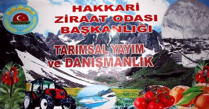 Hakkari Ziraat Odasından çiftçilere duyuru!