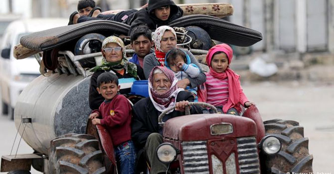 Gözlemevi: Afrin'den 150 bin sivil kaçtı