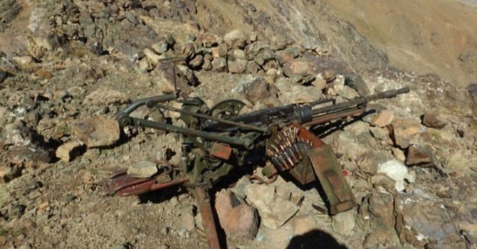 Çukurca'da uçaksavar ele geçirildi