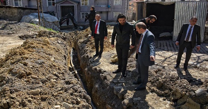 Epcim, Şehir Genelindeki su çalışmaları İnceledi