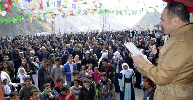 Hakkari Newroz Tertip komitesinden halka teşekkür