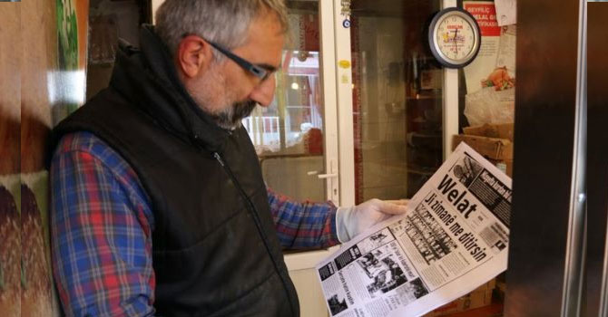 Matbaa bulamayınca fotokopiyle çoğaltılan Kürtçe gazete