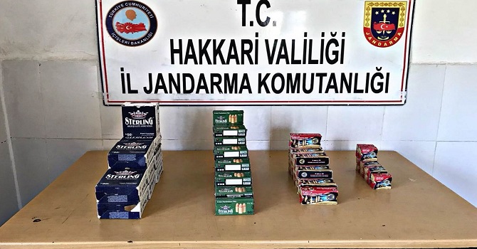 Şemdinli'de 4 bin 475 adet fişek ele geçirildi