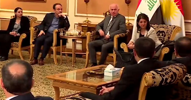 HDP heyeti 'ulusal birlik' için Irak Kürdistanı'nda