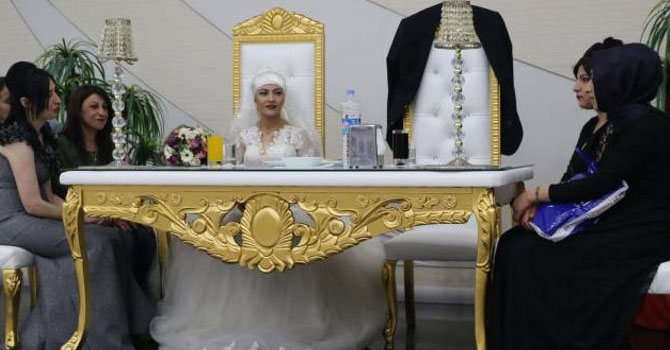 Erdoğan'a hakaretten tutuklanan damadın düğünü kendisi olmadan yapıldı