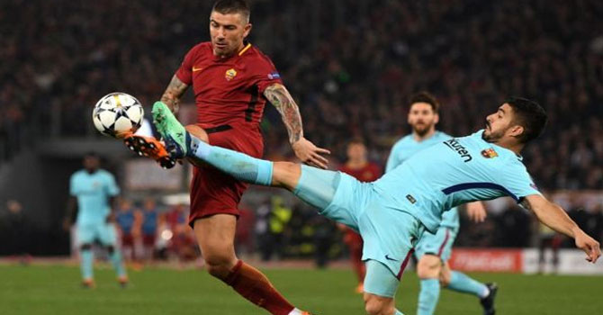 Barcelona'yı 3-0 yenen Roma Şampiyonlar Ligi yarı finalinde