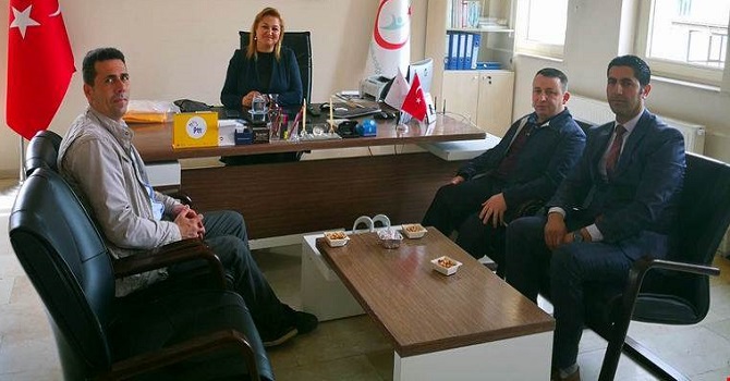 Başkan Keskin, Dr. Funda Toprak'ı makamında ziyaret etti