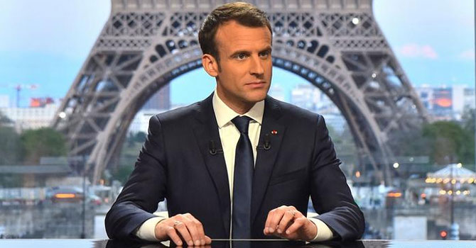 Macron: Suriye'ye saldırılara Ruslarla Türkleri ayırdık