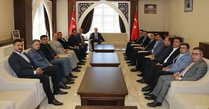 HATSO'nun yeni yönetimi Vali Toprak'ı ziyaret etti