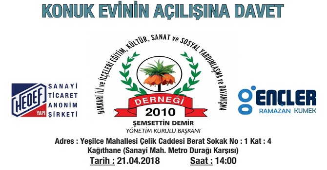 İstanbul'da Hakkarililerin Konuk Evi Açılıyor