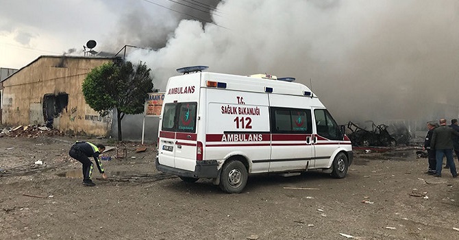 Iğdır'da patlama: 1 ölü 3' ağır 16 kişi yaralandı