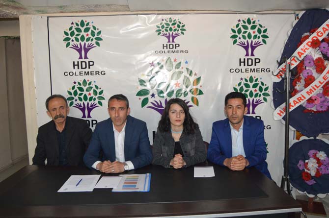 HDP ve DBP Hakkari'de seçim startı verdi
