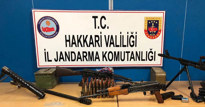 Hakkari ve Yüksekova'da mühimmat ele geçirildi!
